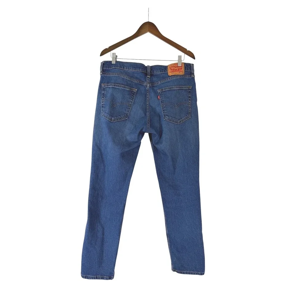 Levis 511 Slim Fit Jeans Mens 36x32 Medium Wash Blue Denim Pants